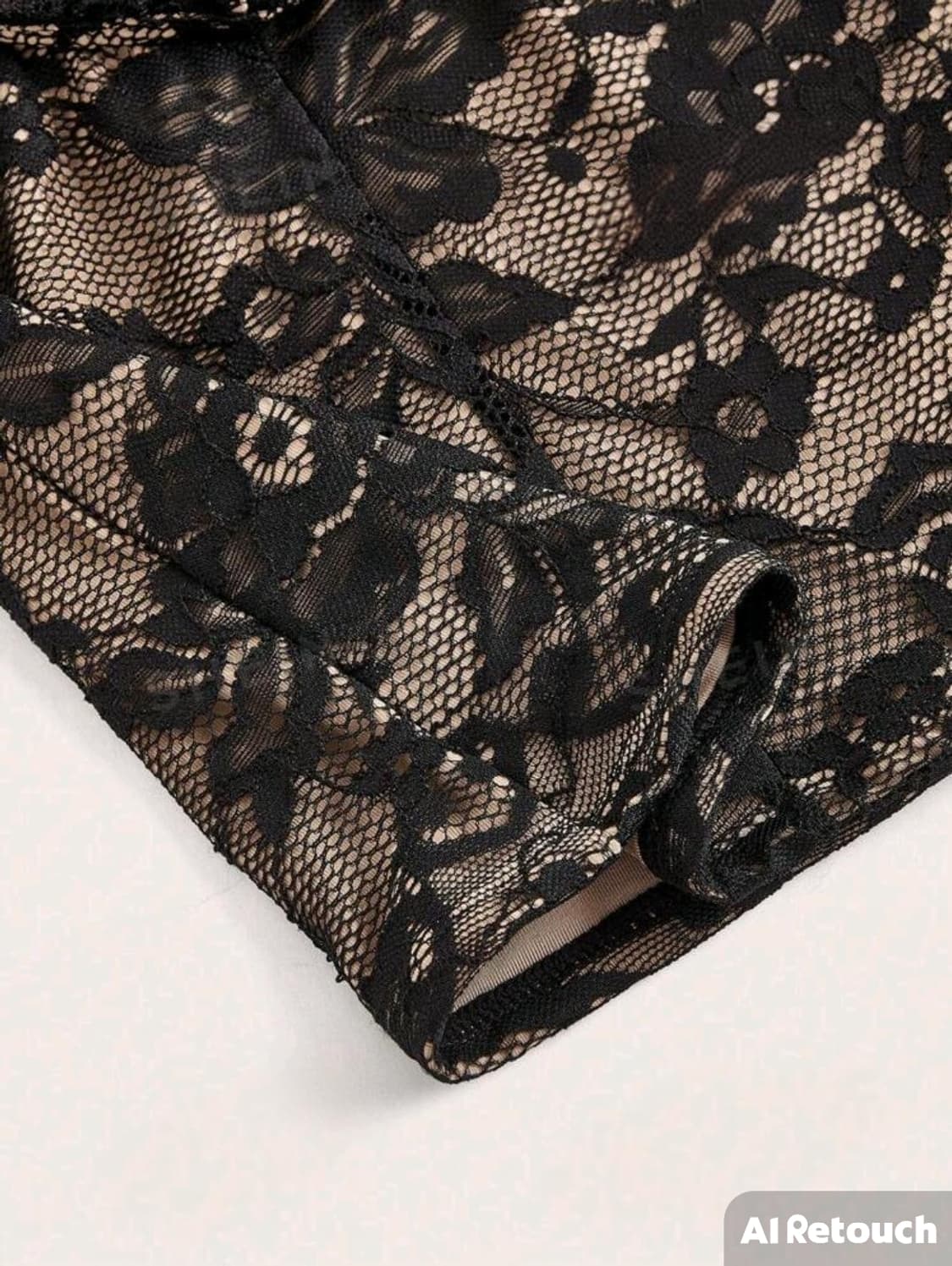 빅사이즈 시스루블라우스(안감0)  홀복  상품이미지3