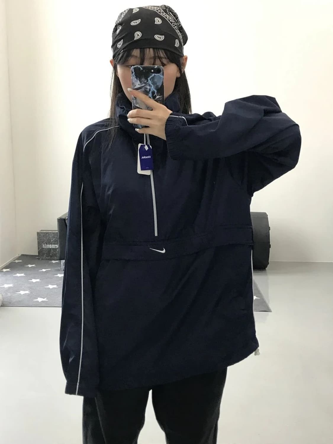나이키 올드스쿨 아노락 반집업 상품이미지1