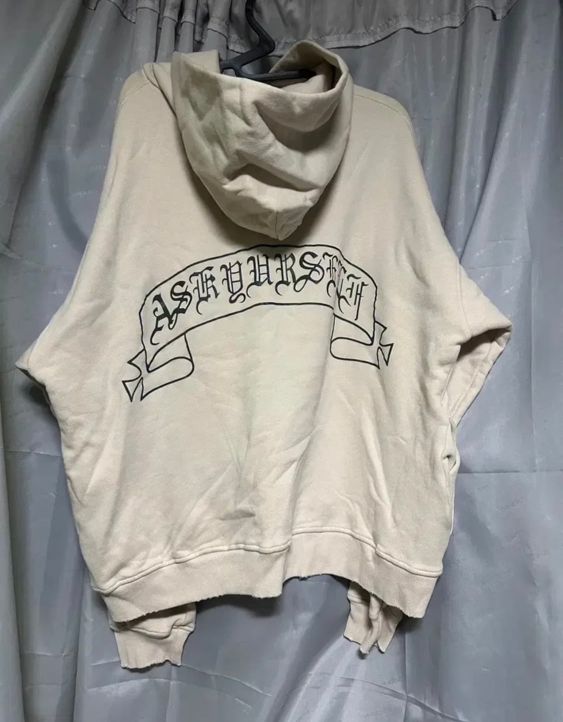 Askyurself 오버핏 빈티지 컬러 후드 상품이미지1