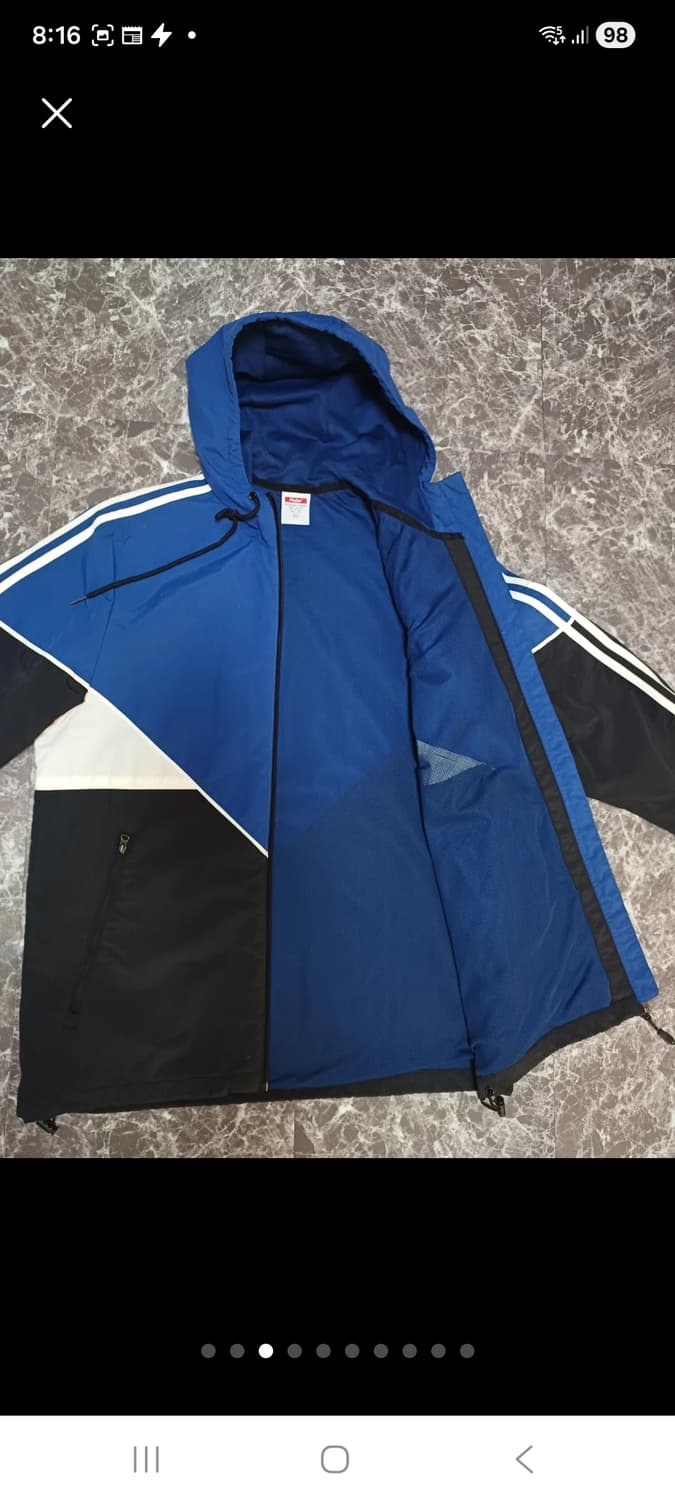 플루크(FLUKE) 배색 후드 바람막이 자켓 L  상품이미지3