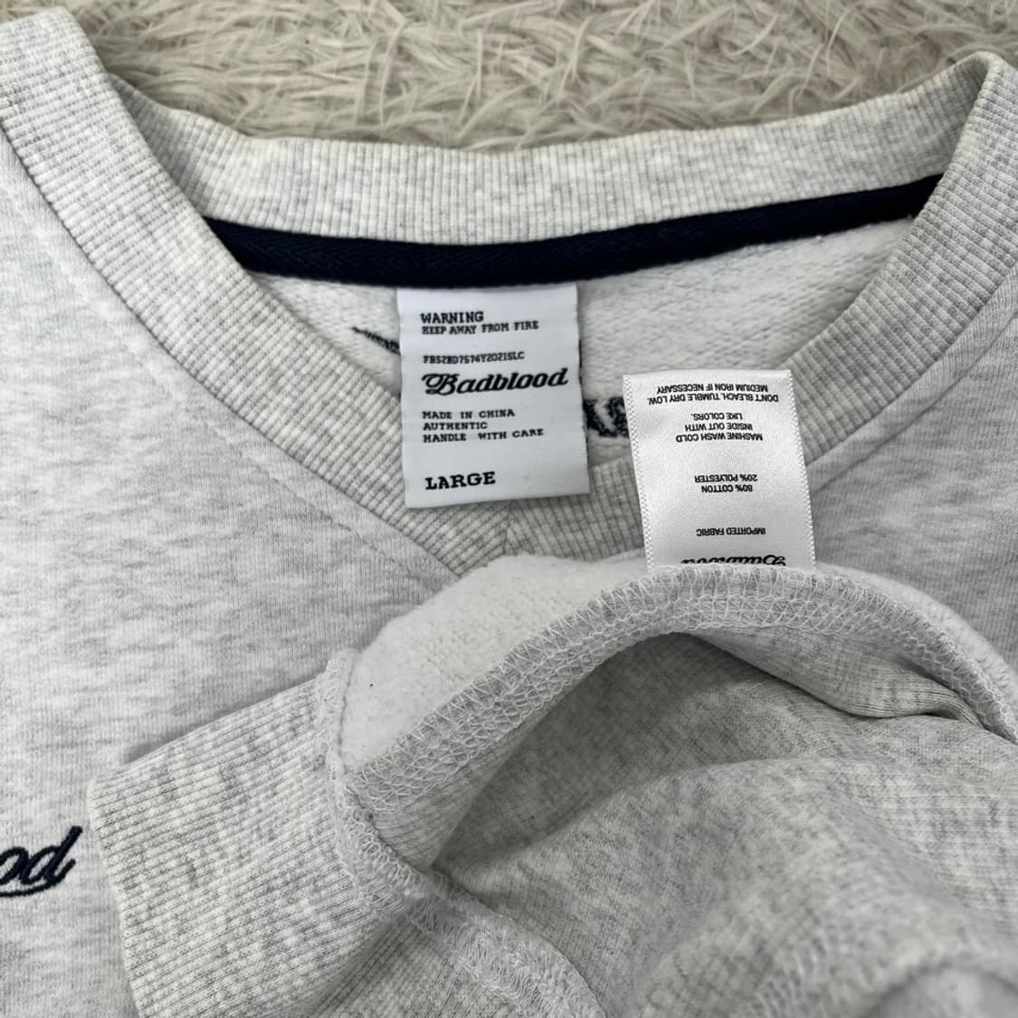 배드블러드 맨투맨/#3581 상품이미지8