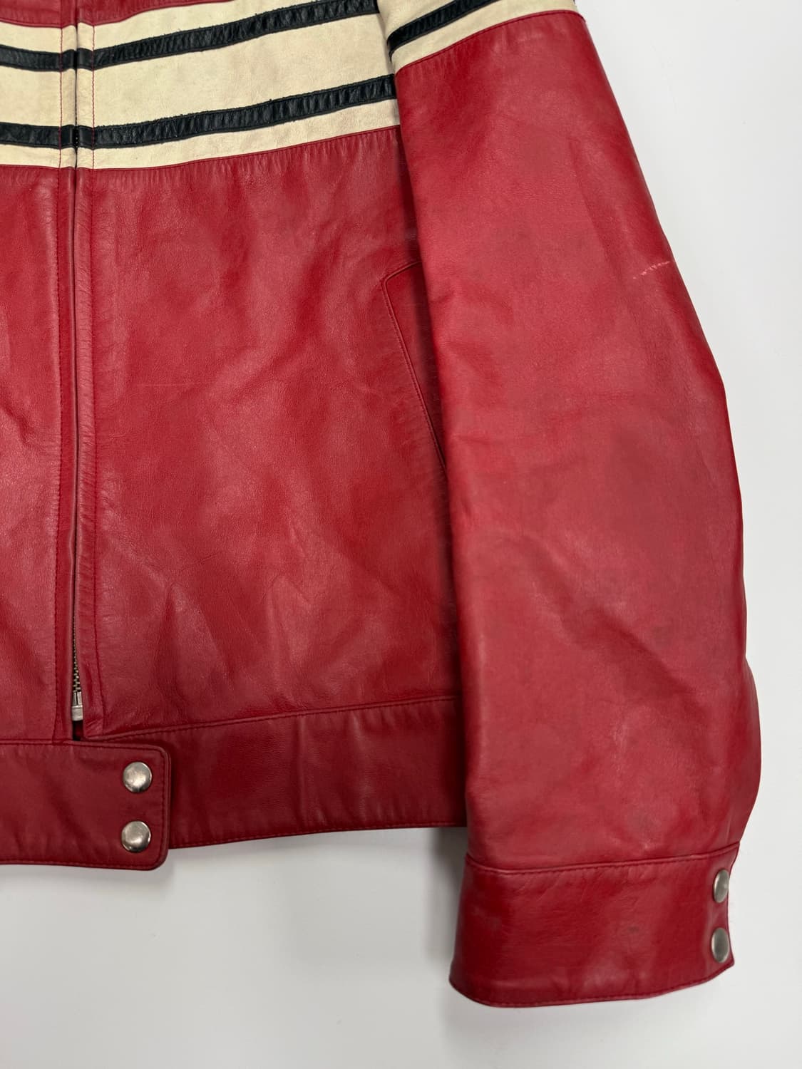 VTG TRACKSIDE LEATHER JACKET 상품이미지4