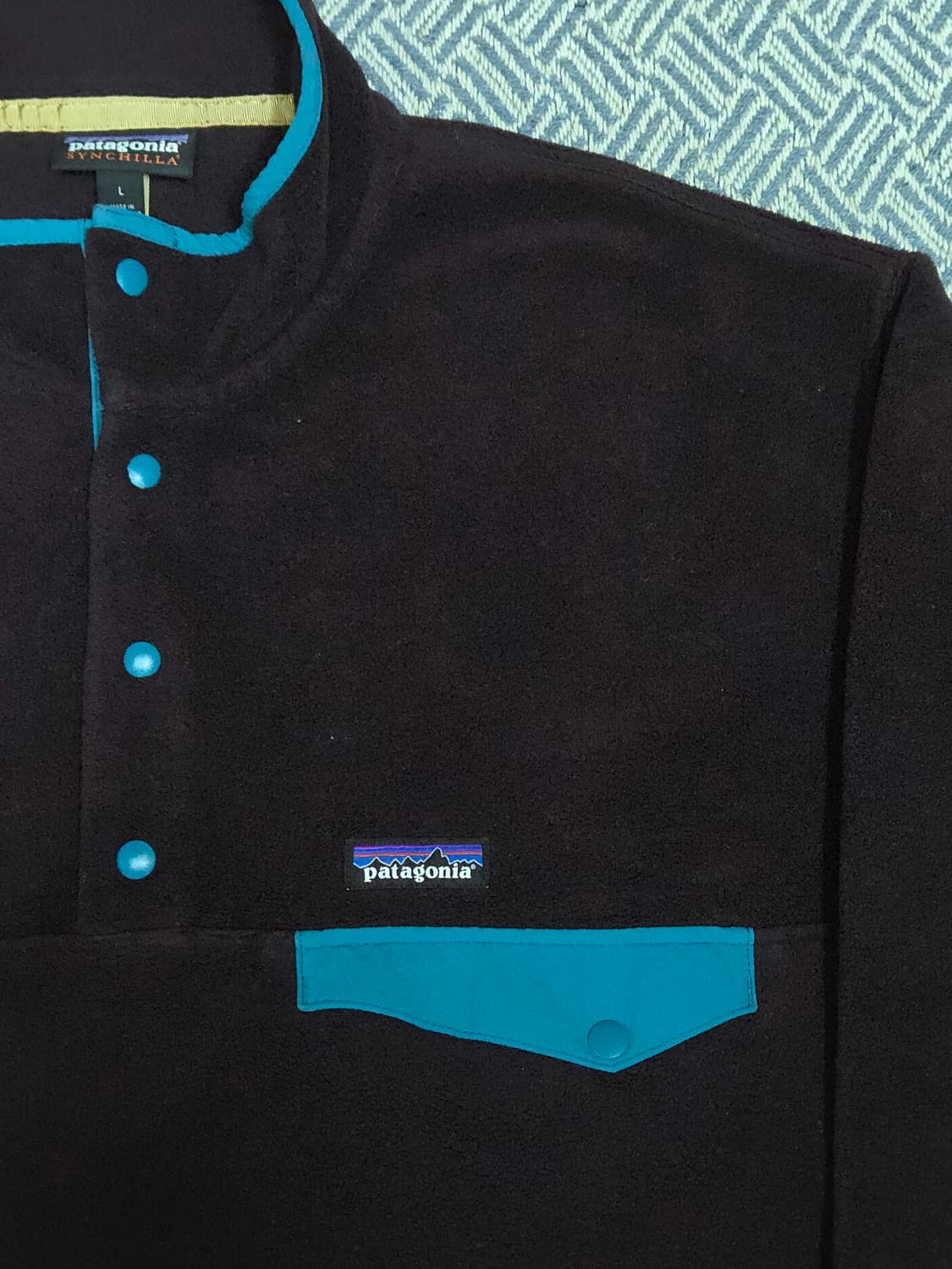 (L)파타고니아 옵시디언 플럼 신칠라 플리스 상품이미지2