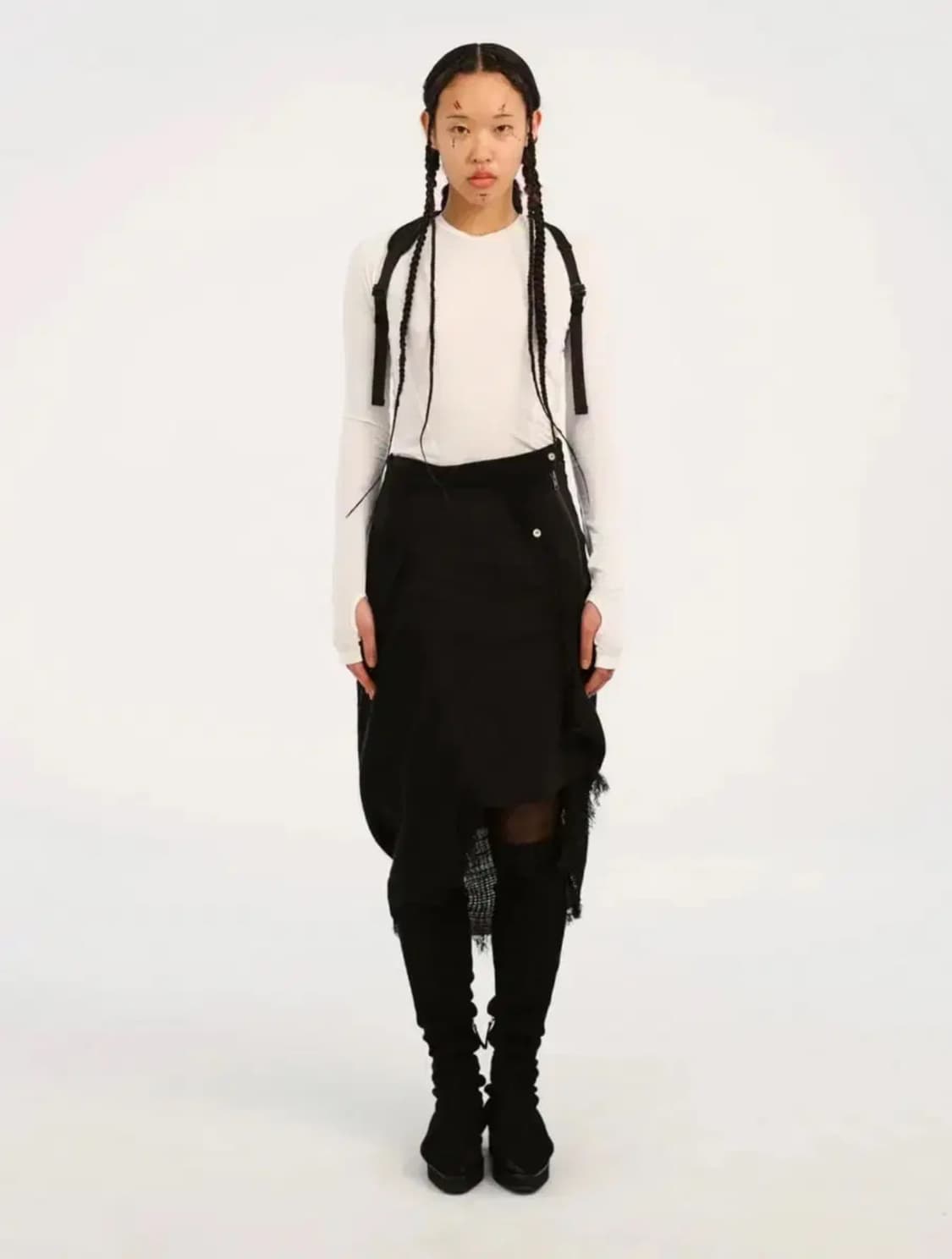 hyeinseo fringed skirt 혜인서 상품이미지1