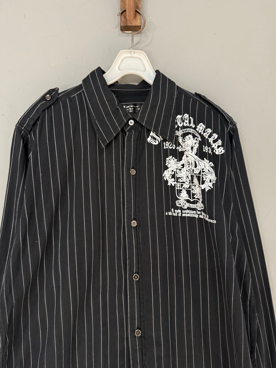 printing detail stripe pattern shirt 상품이미지6