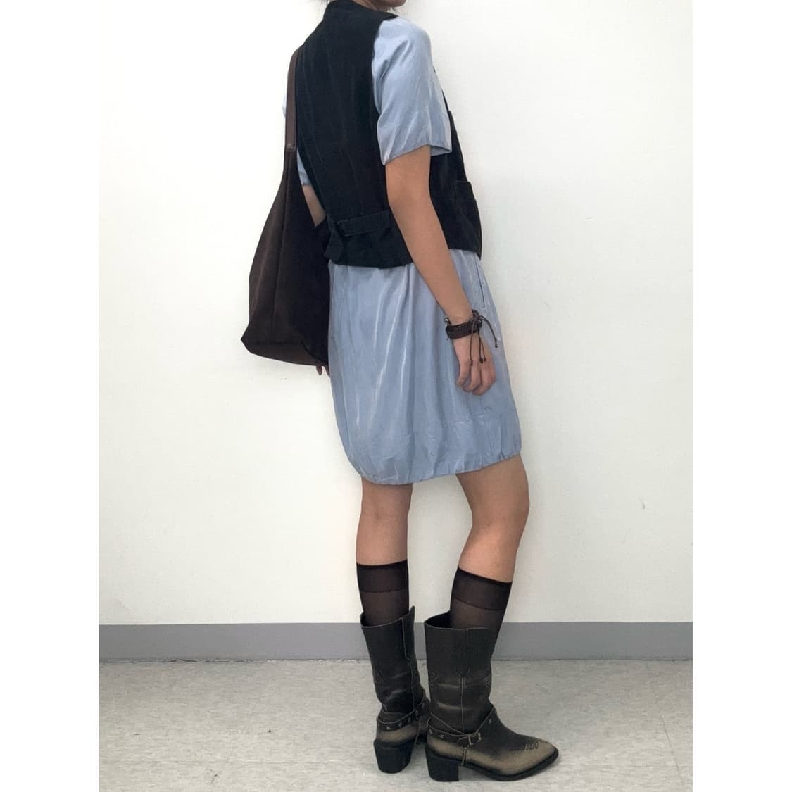 빈티지 차콜 코듀로이 베스트 상품이미지4