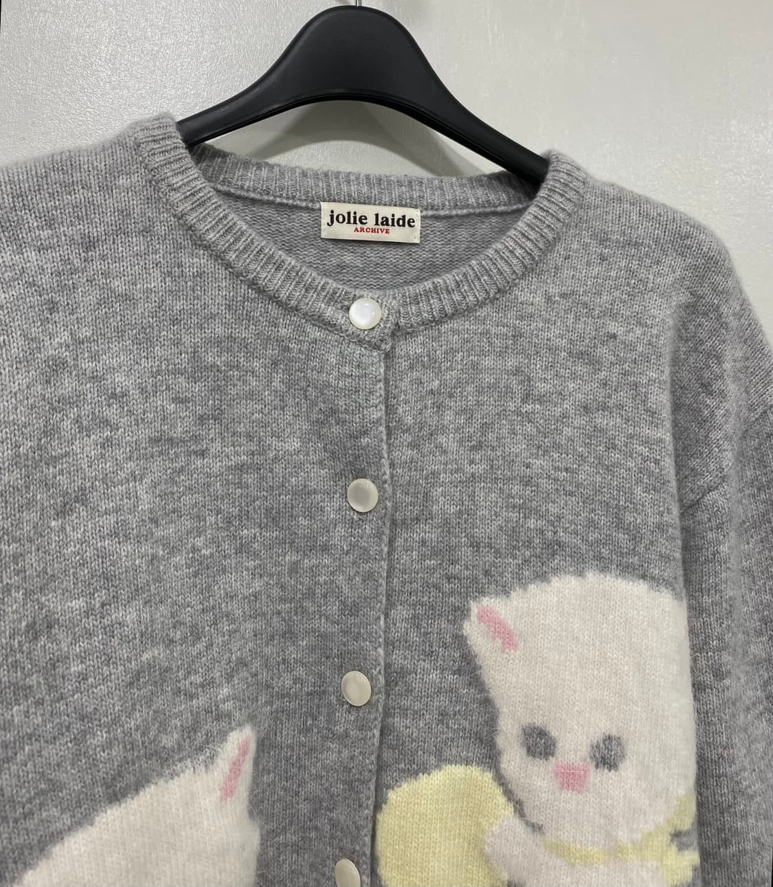 졸리레이드 캐시미어 혼방 가디건 F 상품이미지3