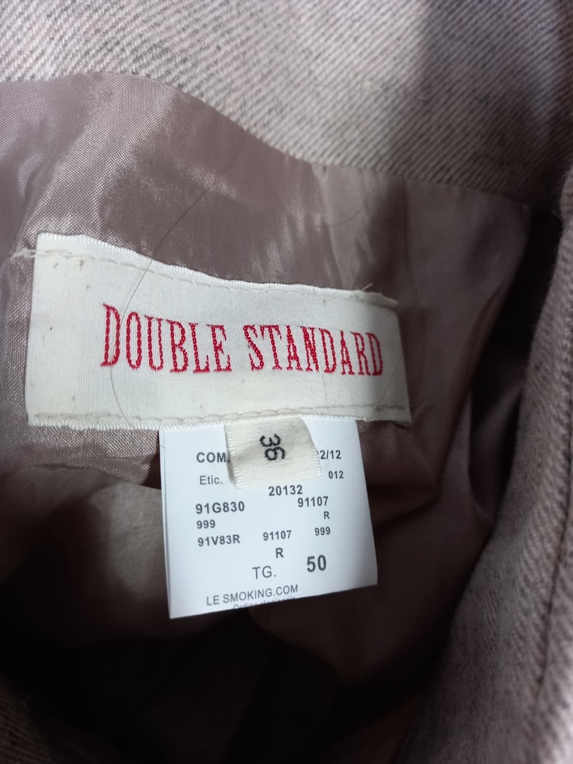 새 더블스텐다드 춘추동  하이웨스트 와이드핏 팬츠 44 상품이미지8