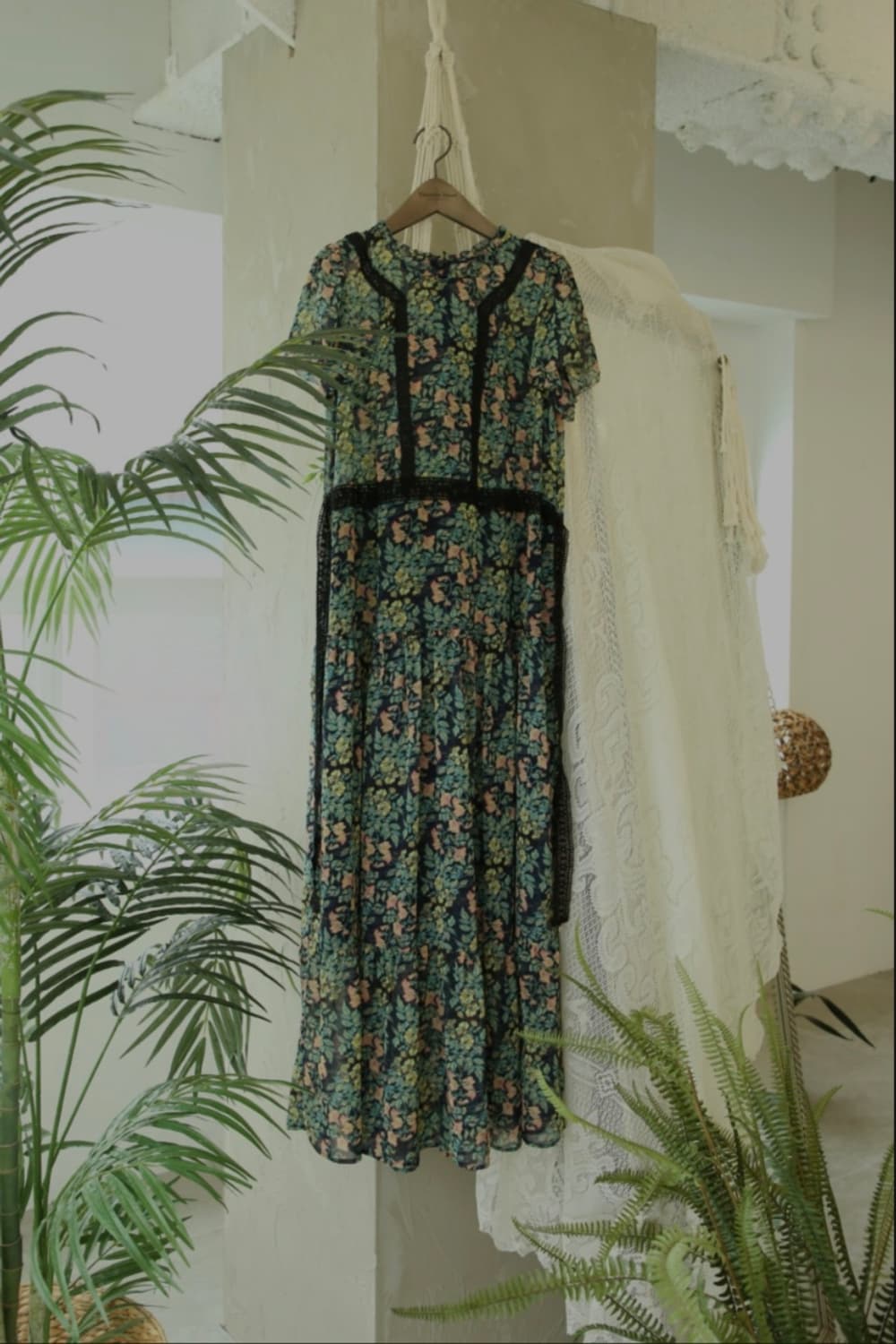 [Thursday Island] 멀티 플라워 쉬폰 맥시 원피스 상품이미지2