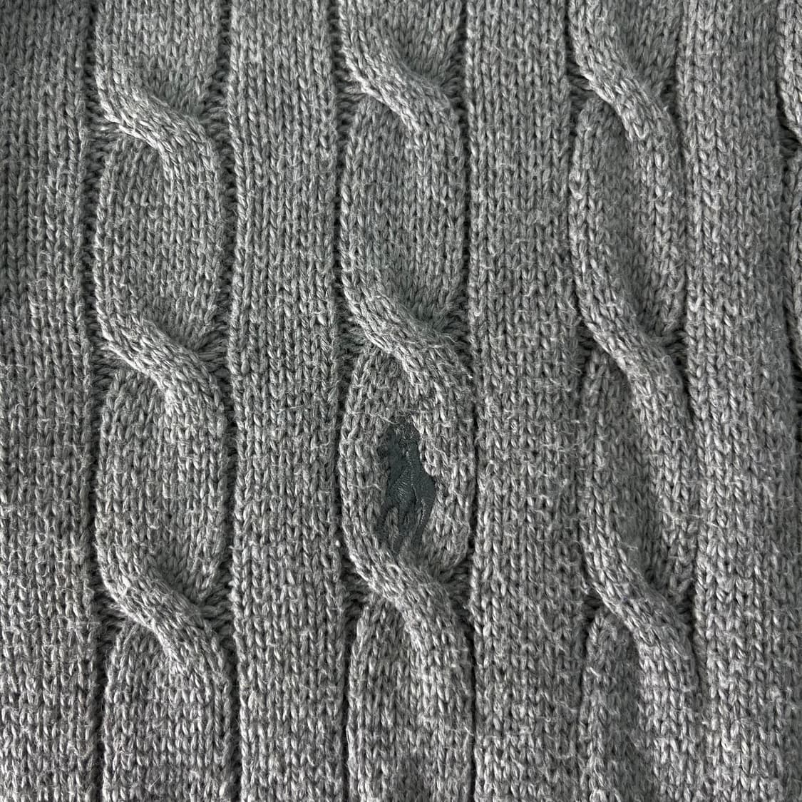 95 폴로랄프로렌 꽈배기 반집업 니트 상품이미지3