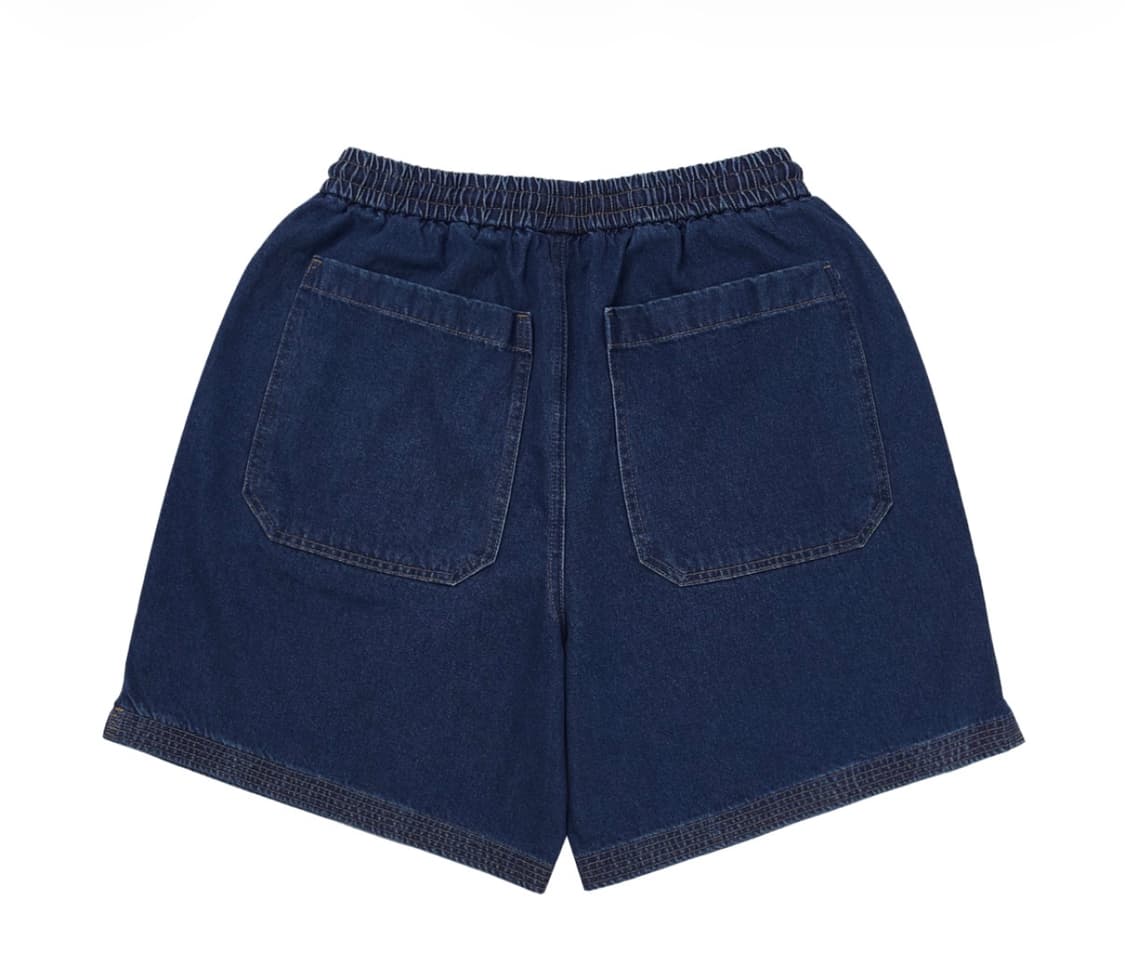 [XXL] 아이앱 스튜디오 데님 쇼츠 딥 블루 상품이미지2