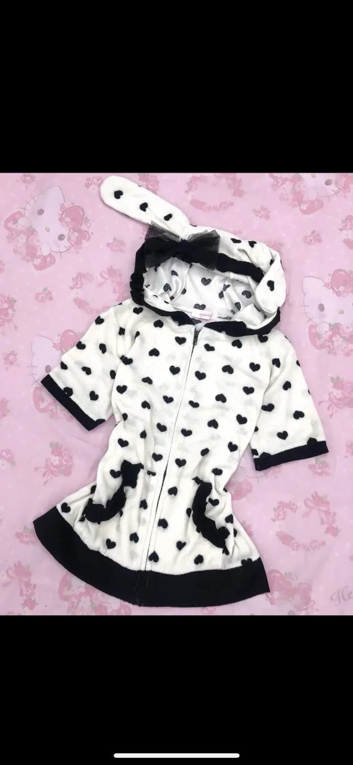 희귀매물 슈가돌 토끼 반팔 집업 상품이미지1