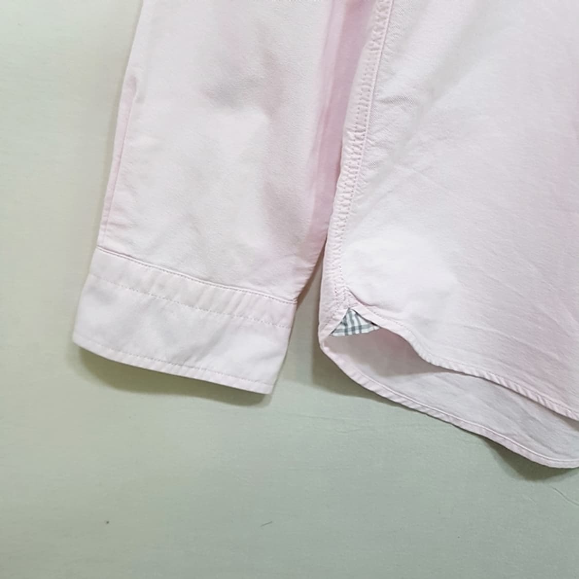 BURBERRY 버버리 블랙라벨 버튼다운 셔츠 핑크 상품이미지6