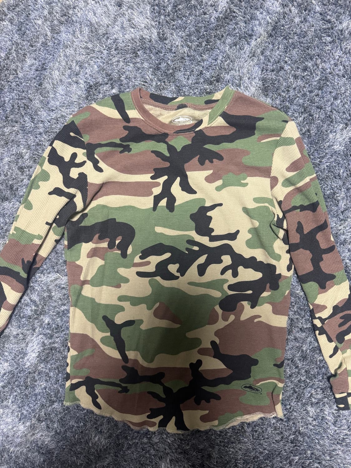 [M] 코르테이즈 카모 와플 롱슬리브 상품이미지1