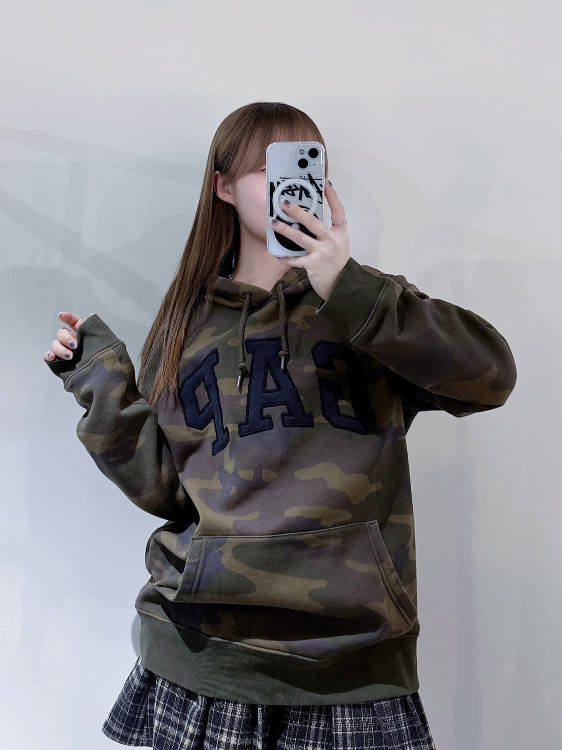 갭 카모 후드 상품이미지2