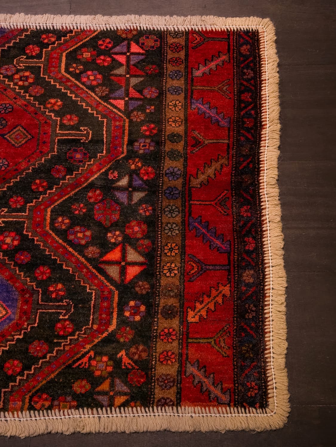 Vintage Qashqai Tribal Rug 7215 상품이미지6