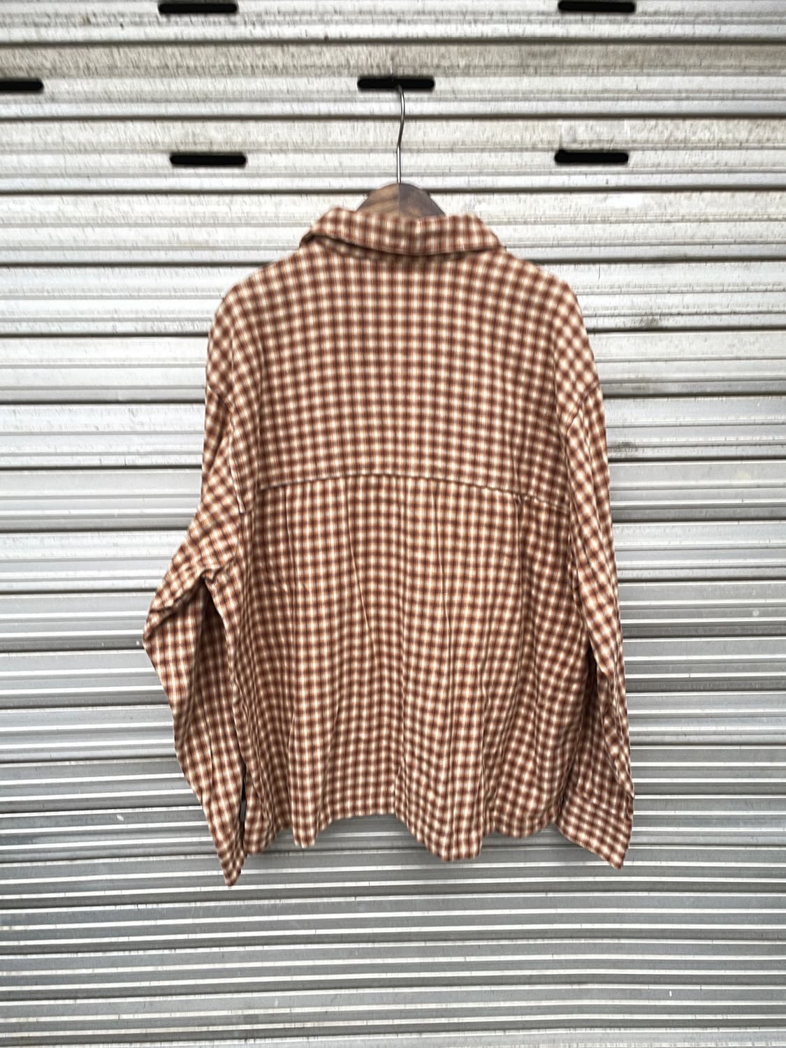 90-00s Bitch Flannel Check Shirt 상품이미지8