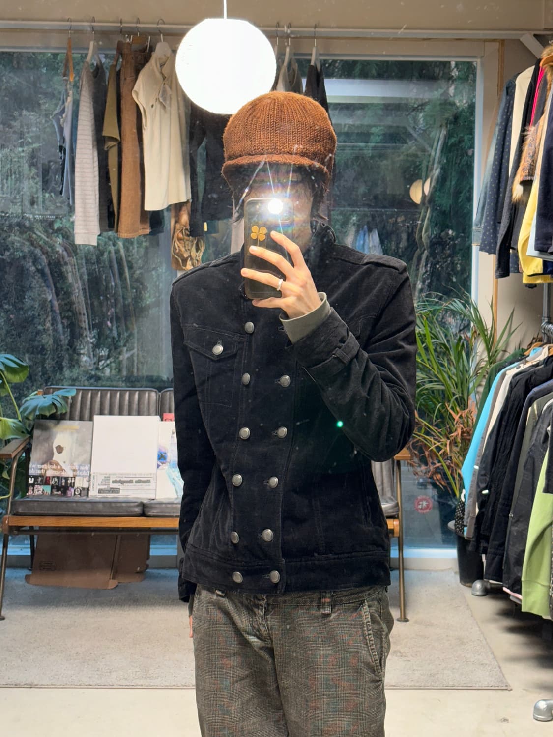 bareback/realdress 벨루어 나폴레옹 자켓 상품이미지1