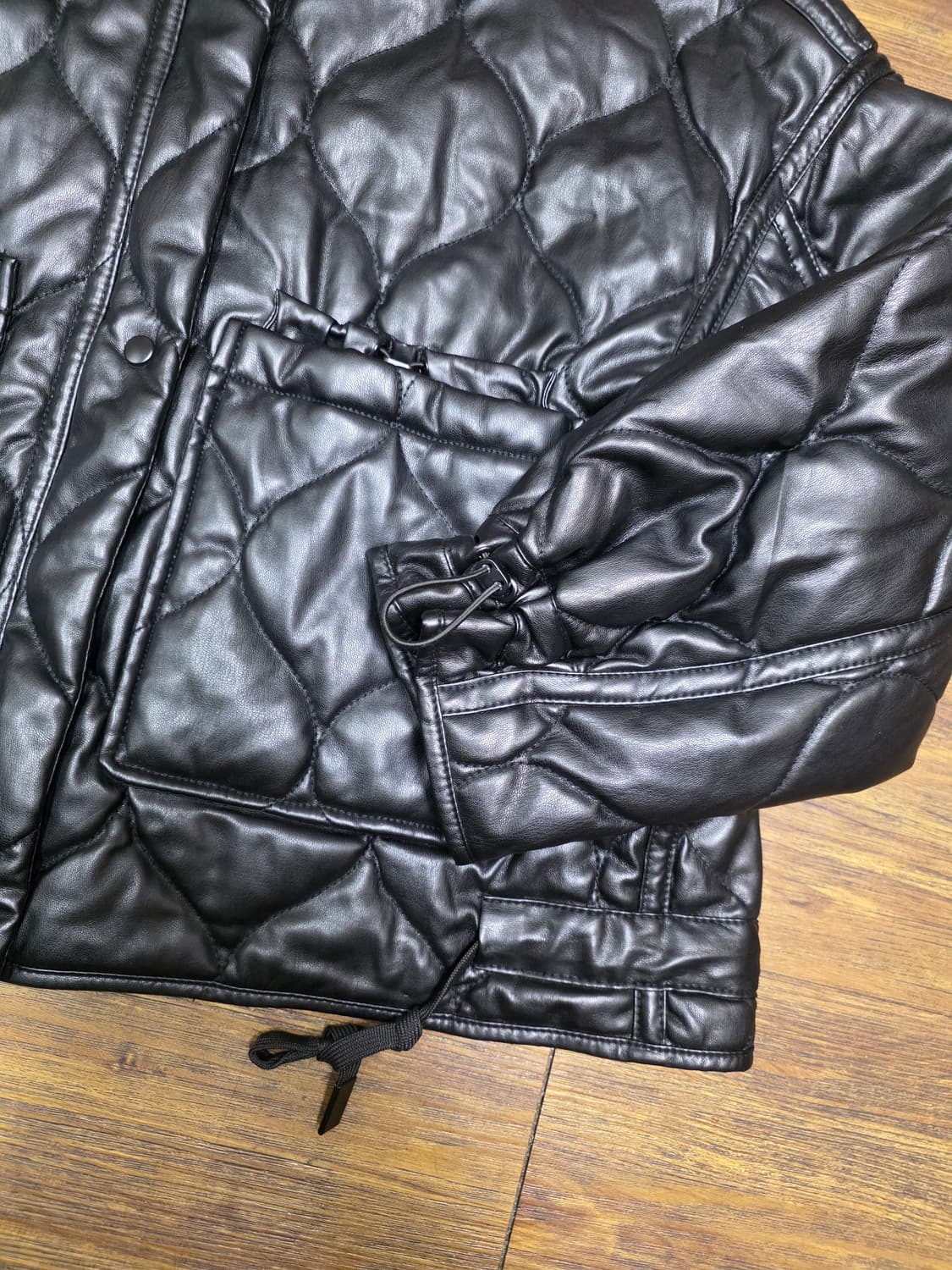  자라 퀄팅 페이크레더자켓
 상품이미지3