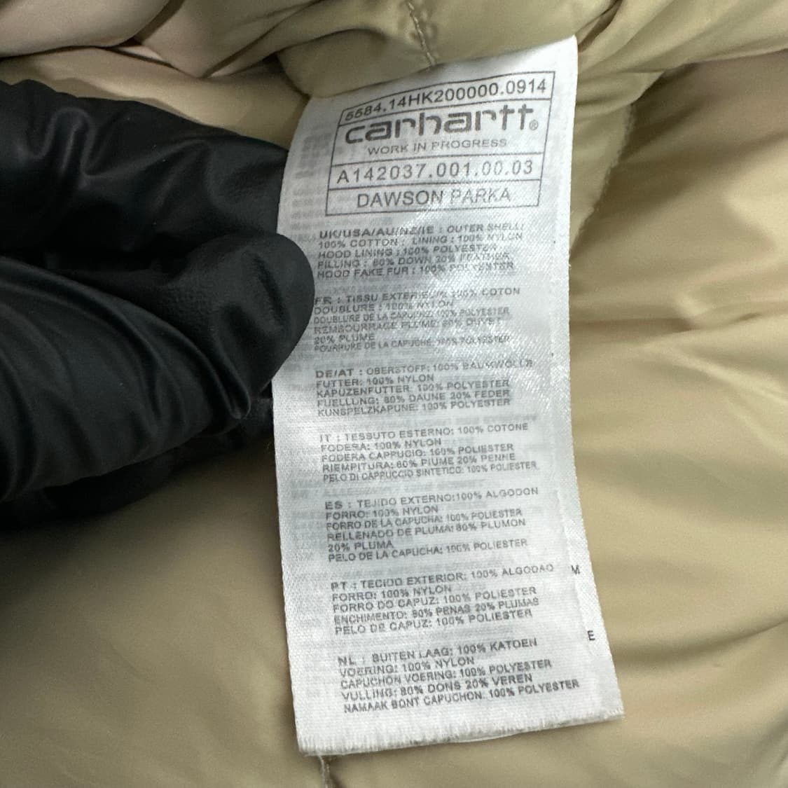 칼하트 WIP 도슨파카 상품이미지4