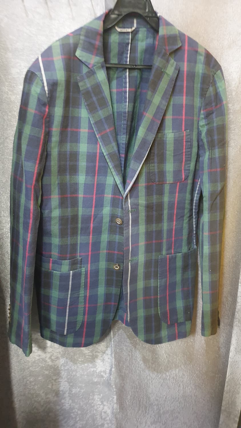 AT.P.CO 체크 블레이저 상품이미지1