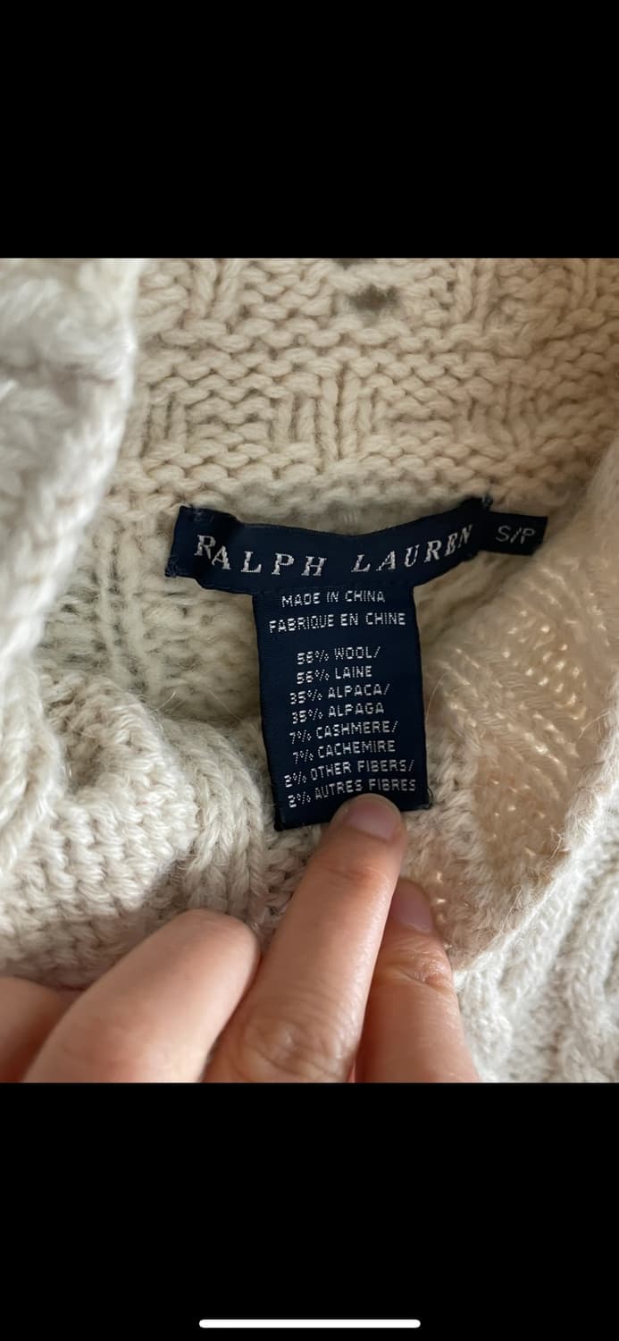 폴로 랄프로렌 터틀넥 니트 상품이미지3