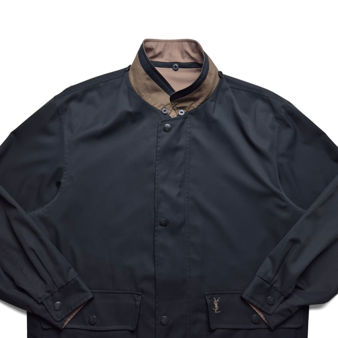 [95] 입생로랑 리버시블 폴리쉘 블루종 자켓 상품이미지3