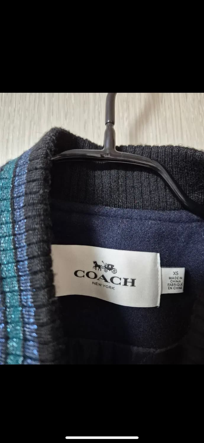 코치 레더 스타디움 자켓 상품이미지3