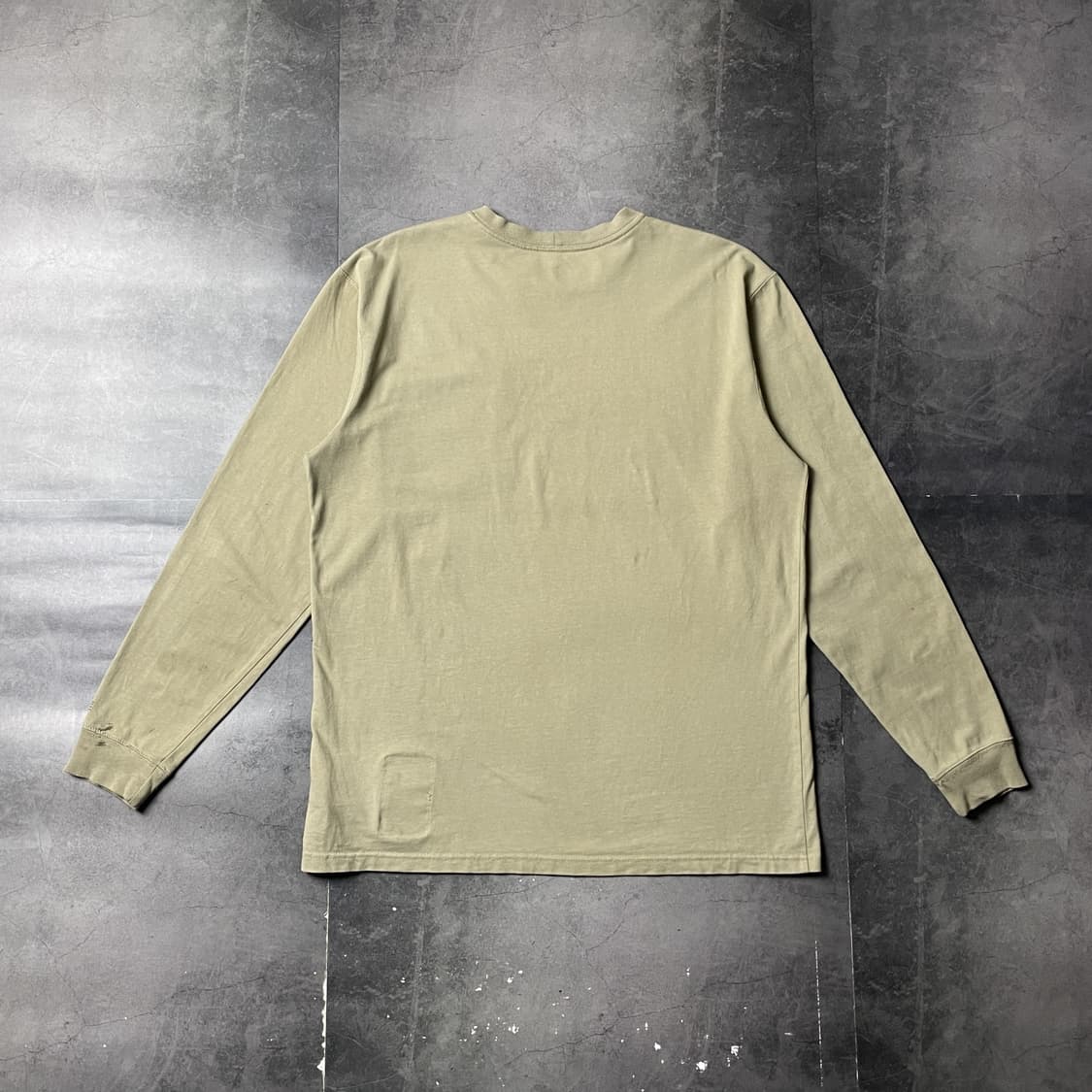 CARHARTT 칼하트 베이지 코튼 긴팔 티셔츠 A01022 상품이미지5
