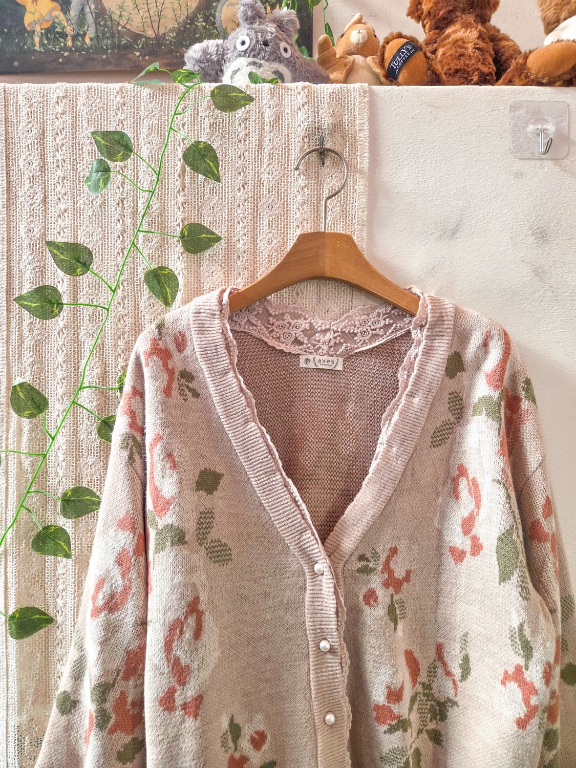 axes femme 플라워 가디건 상품이미지2