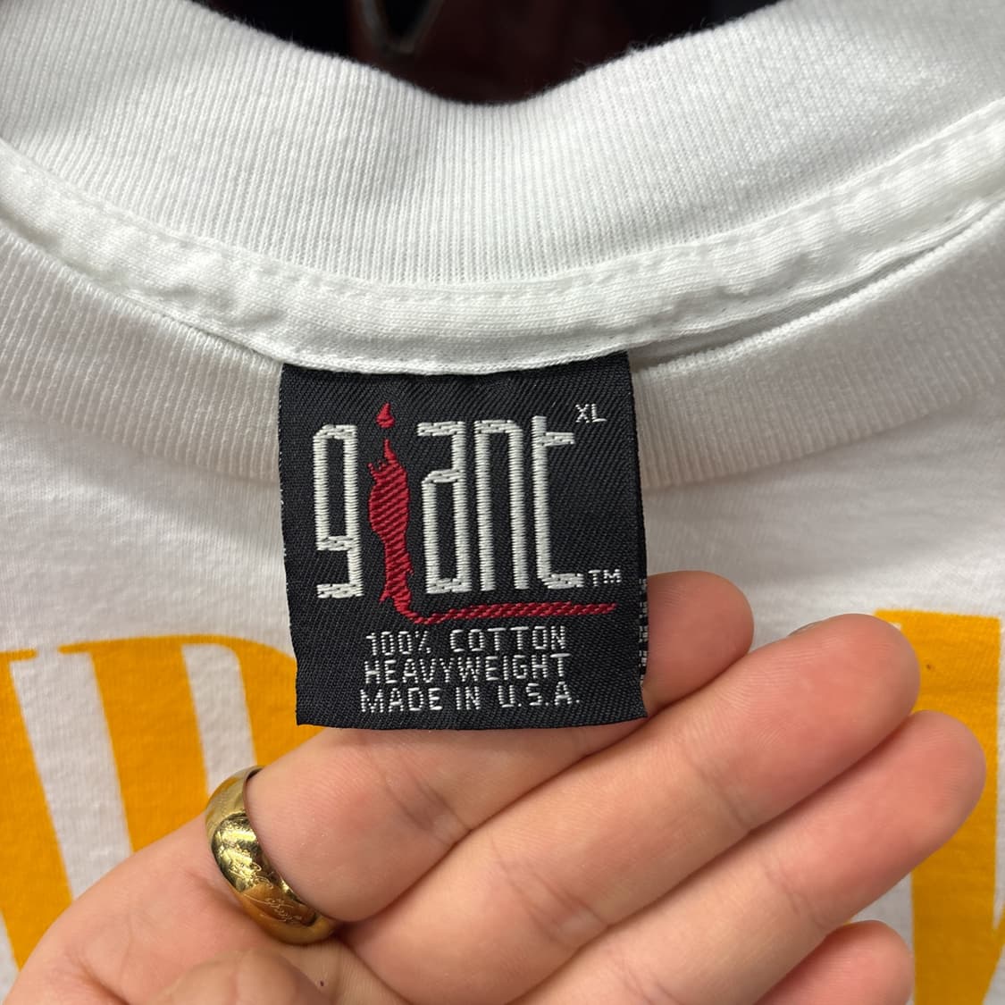 90s 너바나 In Utero '93 투어 프린팅 머천 티셔츠 N1209 상품이미지7