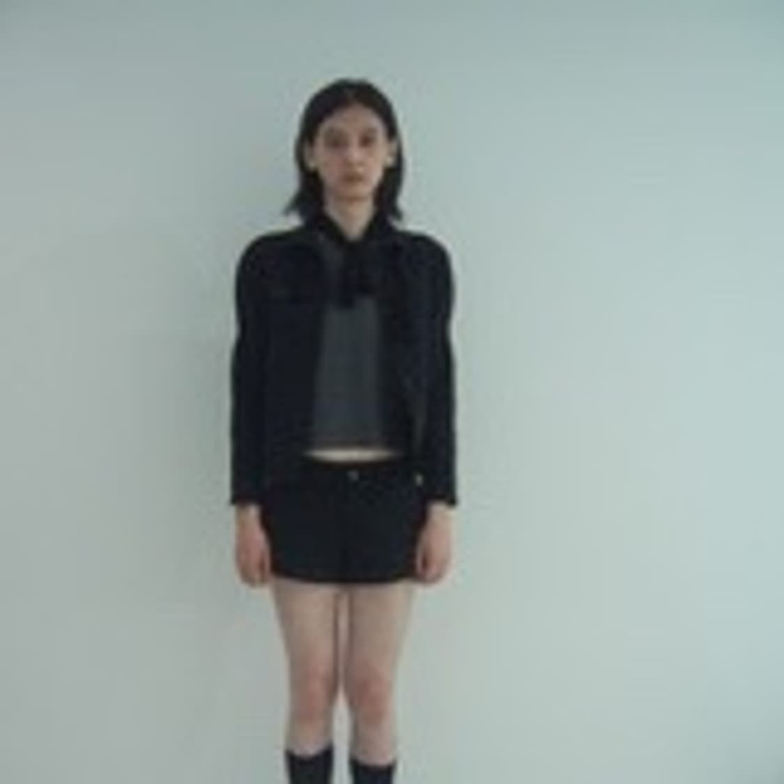 Eonts 가든 테이프 셔츠 블랙 상품이미지1