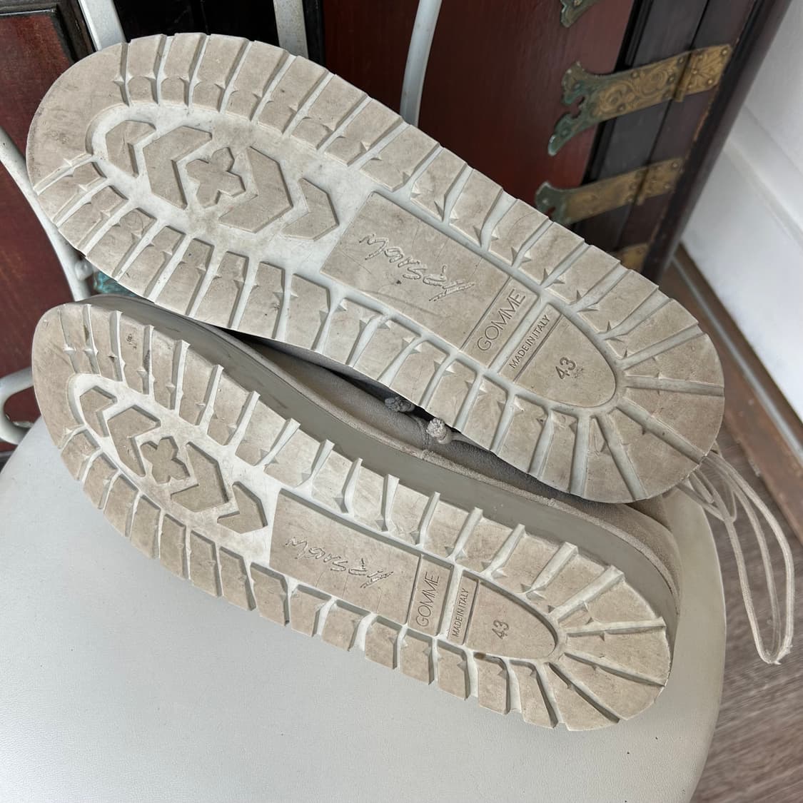 마르셀 스웨이드 레이스 업 부츠 상품이미지5