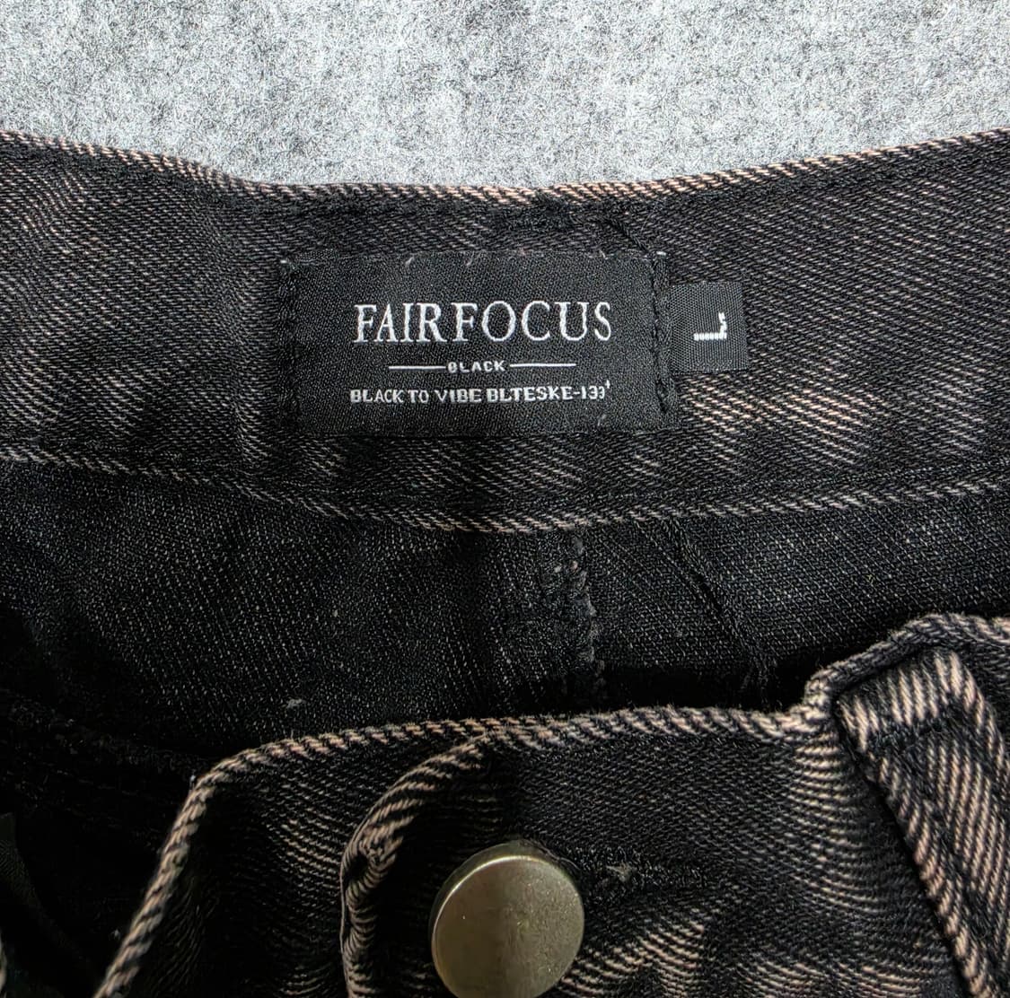 빈티지 토네이도 디테일 그런지 와이드 데님팬츠 L 상품이미지6