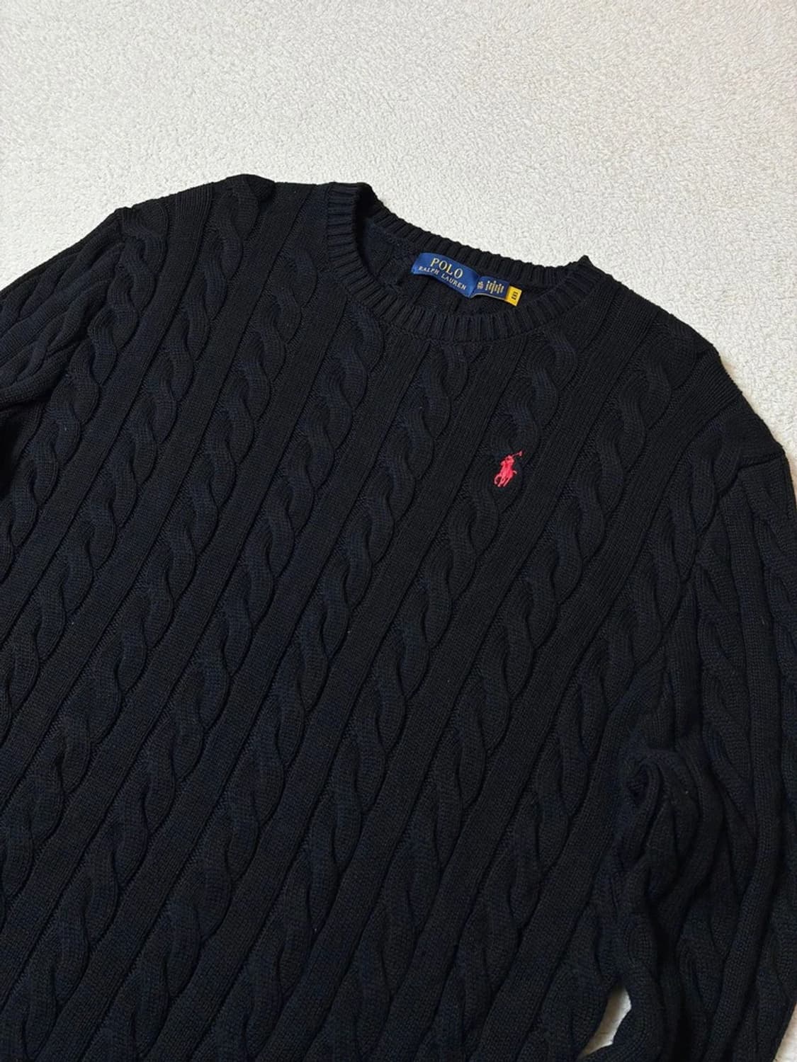 폴로 랄프로렌 시그니처 포니 케이블 니트 PN7687 상품이미지2