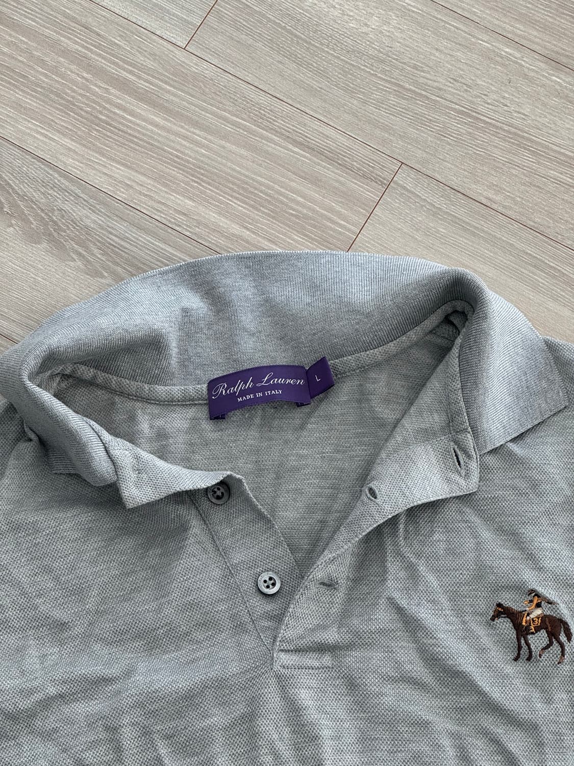 랄프로렌 퍼플라벨 남성 반팔 카라티 L 상품이미지2