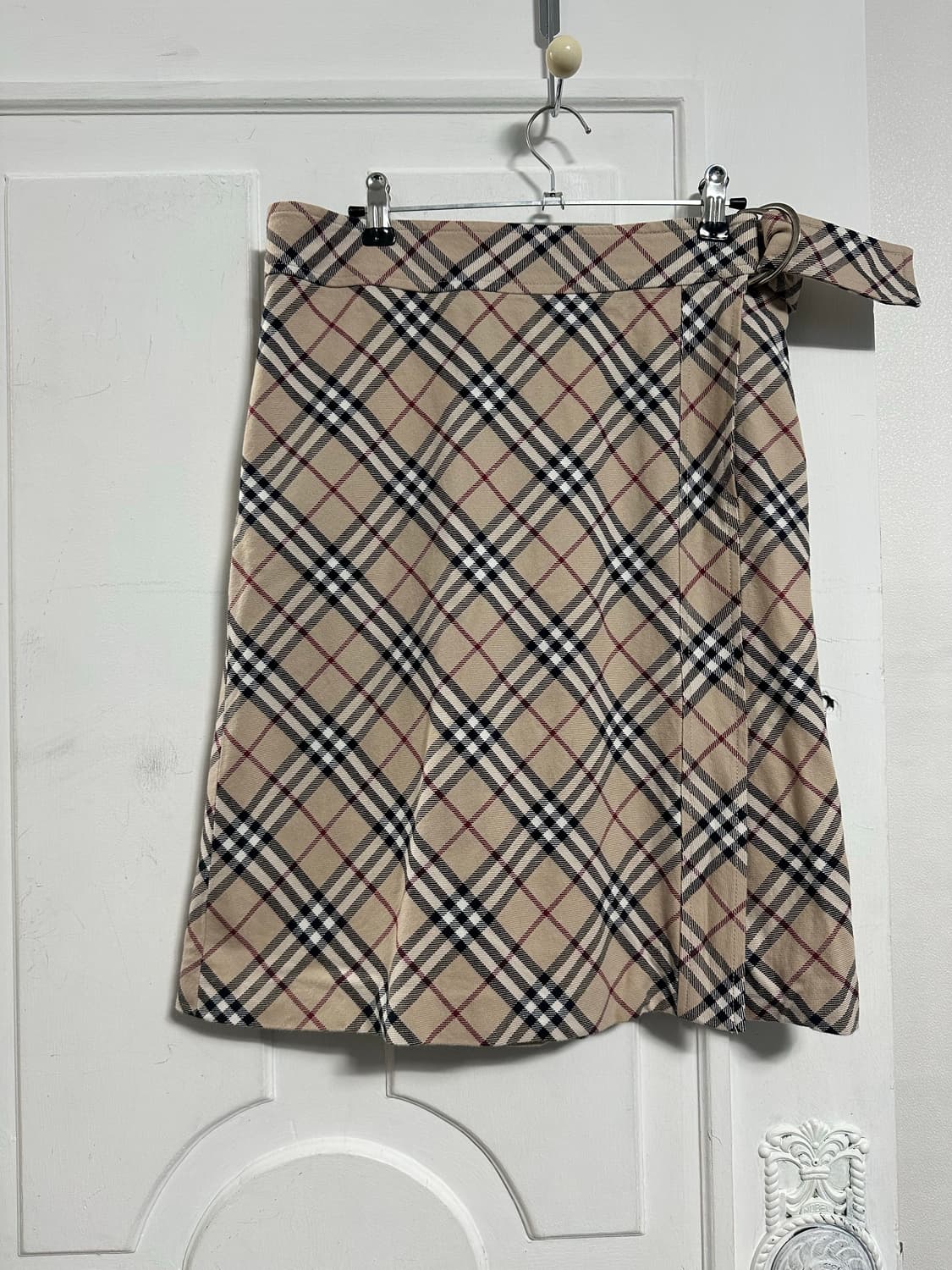 버버리 체크 스커트 상품이미지1