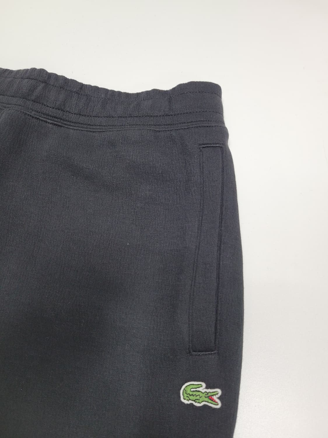 (새상품) LACOSTE 라코스테 플리스 스웨이드 팬츠 / 남 S 블랙
 상품이미지5