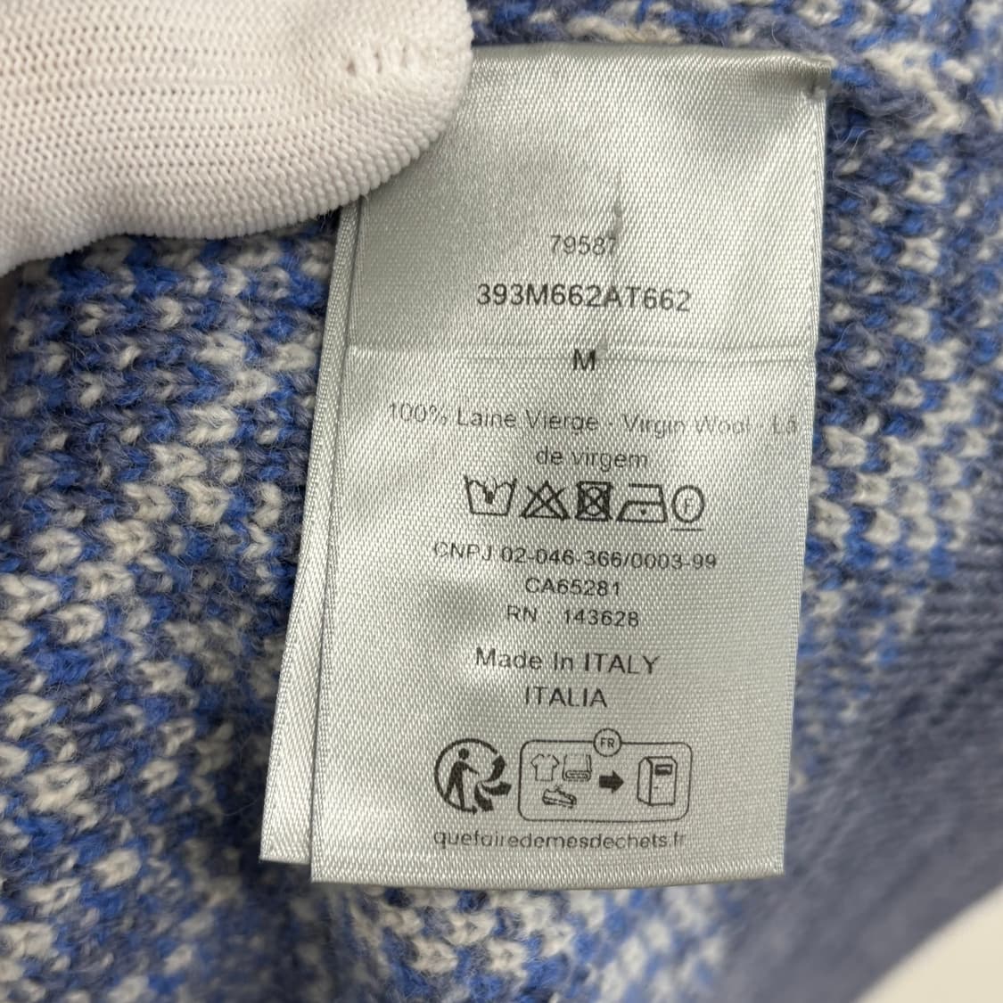 [M]디올 오블리크 니트조끼 상품이미지3