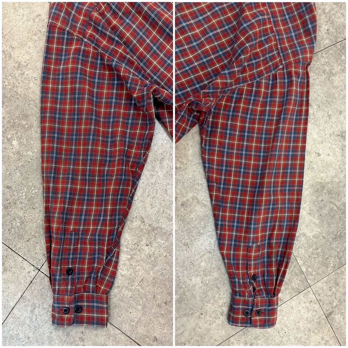 후부 체크 셔츠 레드 105 #csz2961 상품이미지8