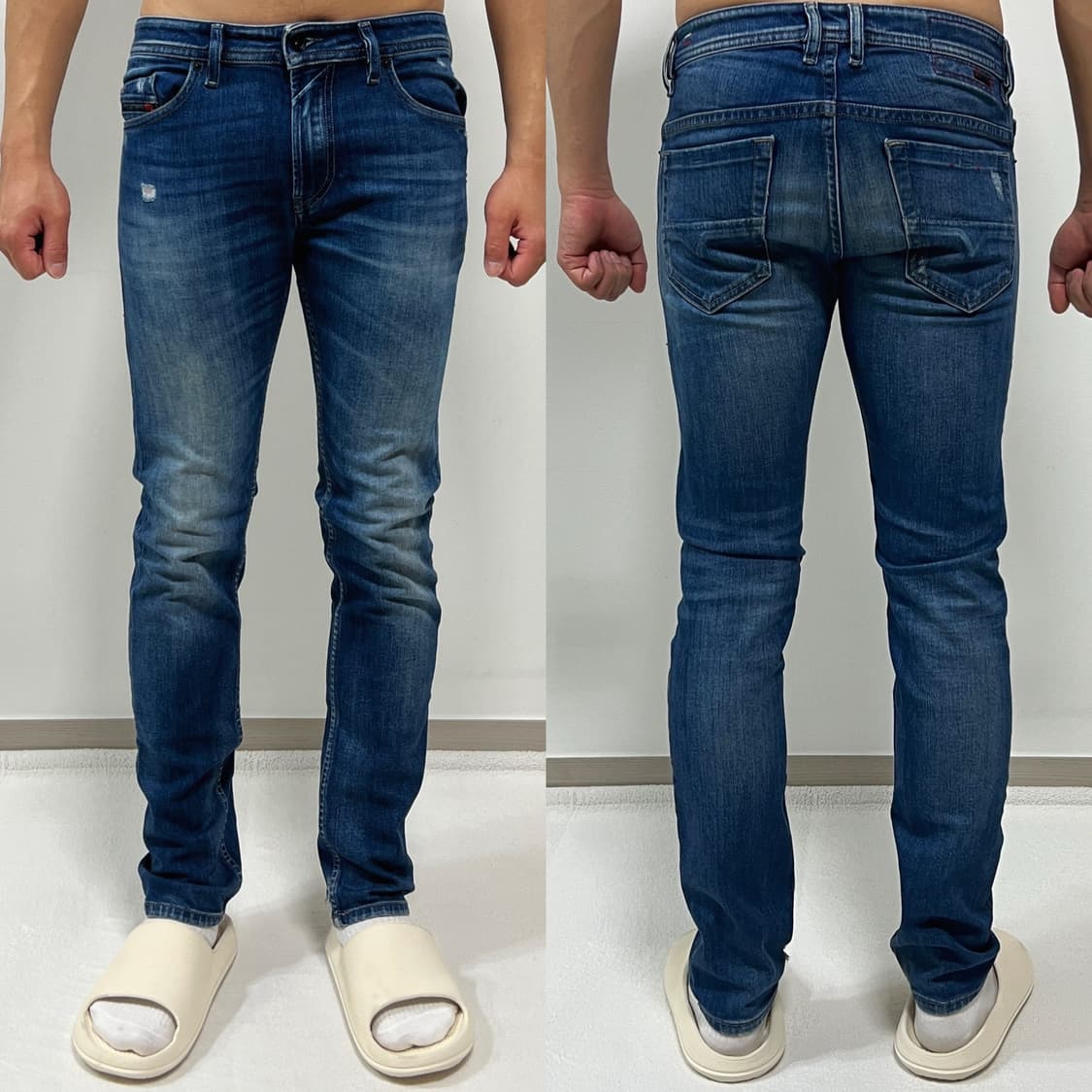 디젤 토머 워싱 데님 팬츠 SLIM-SKINNY 상품이미지1