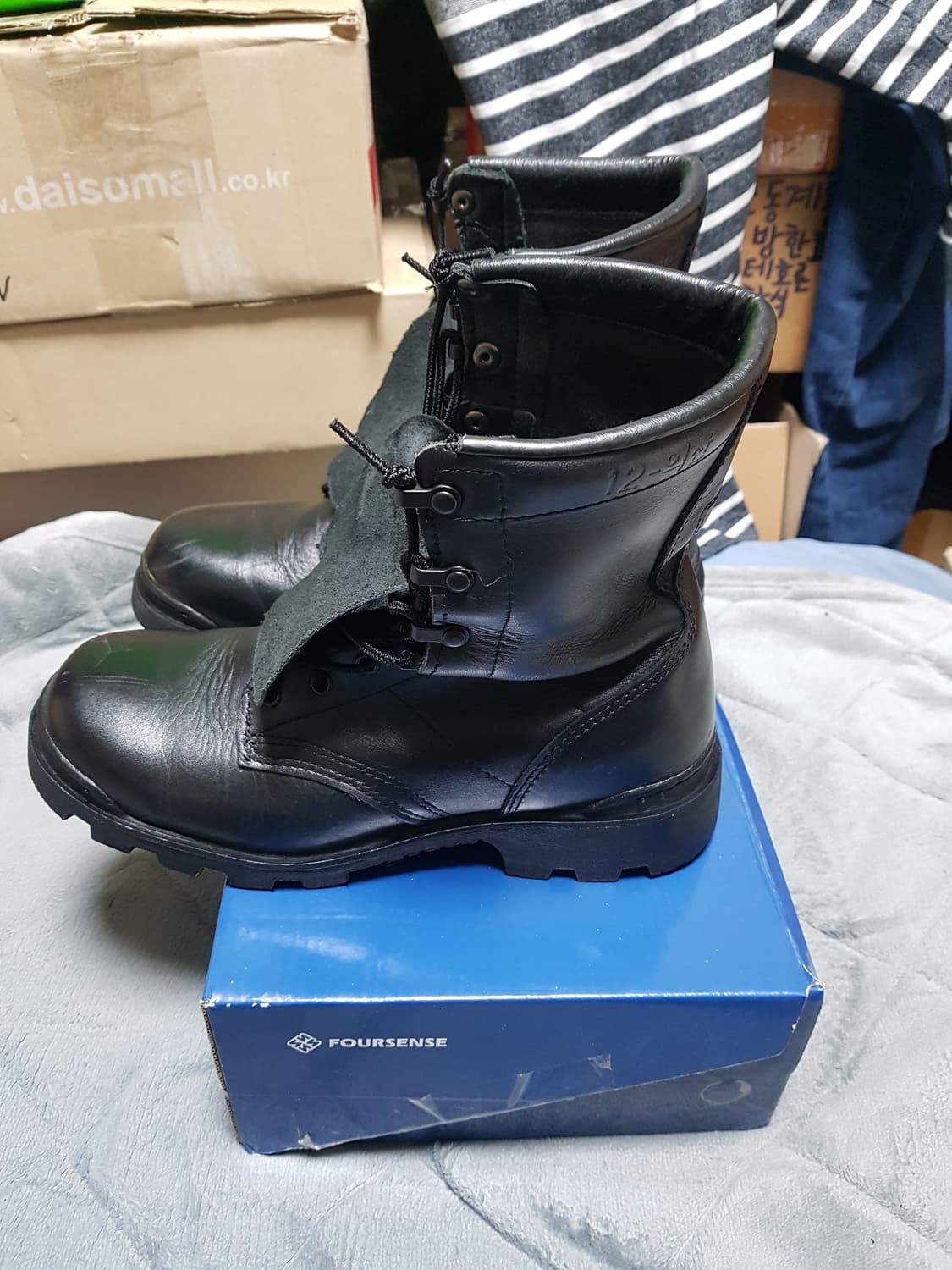 접착식 전투화 군화 255M 판매 상품이미지2