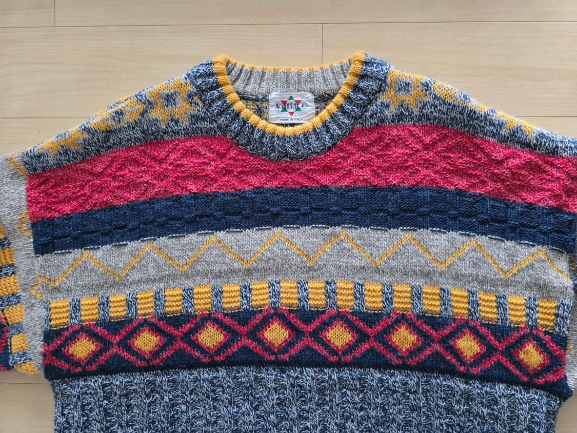 Asterico 이탈리아 빈티지 니트 L 상품이미지2