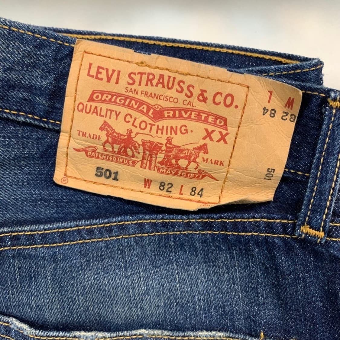 리바이스 501 데님팬츠 상품이미지2