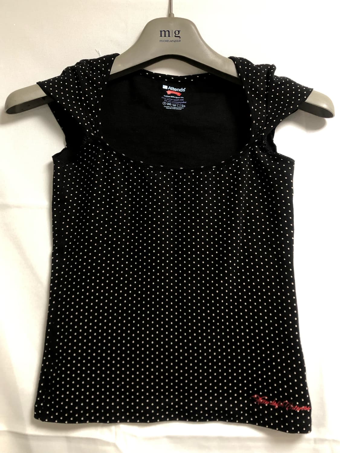 어텐즈 Attends Froufrou Tee Shirt (Dotty) 상품이미지5