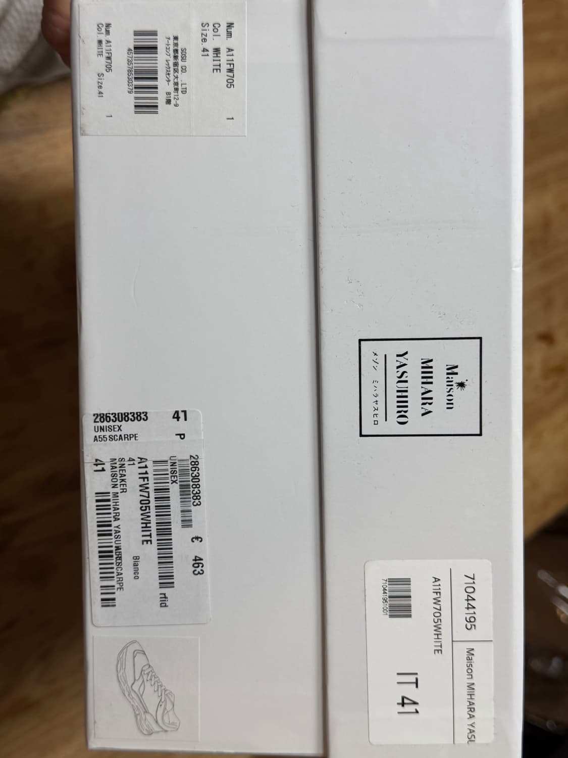 미하라야스히로 조지 OG솔 패널 스니커즈 상품이미지9