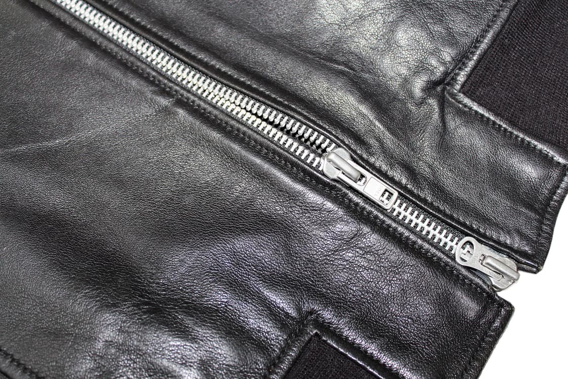 느와르라르메스 LSD 시즌 램스킨 레더 블루종 상품이미지5