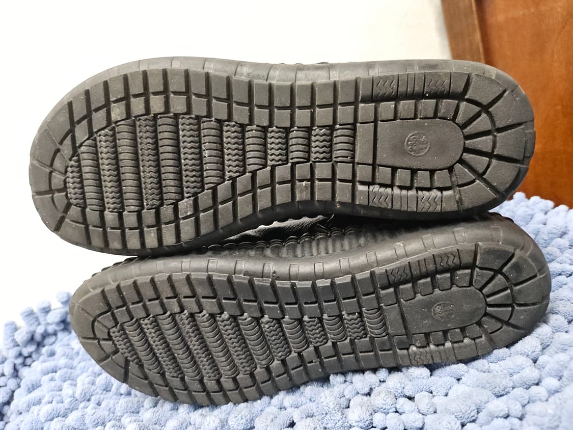 블랙 가죽 앵클 부츠 스타일 여성화  235 상품이미지8