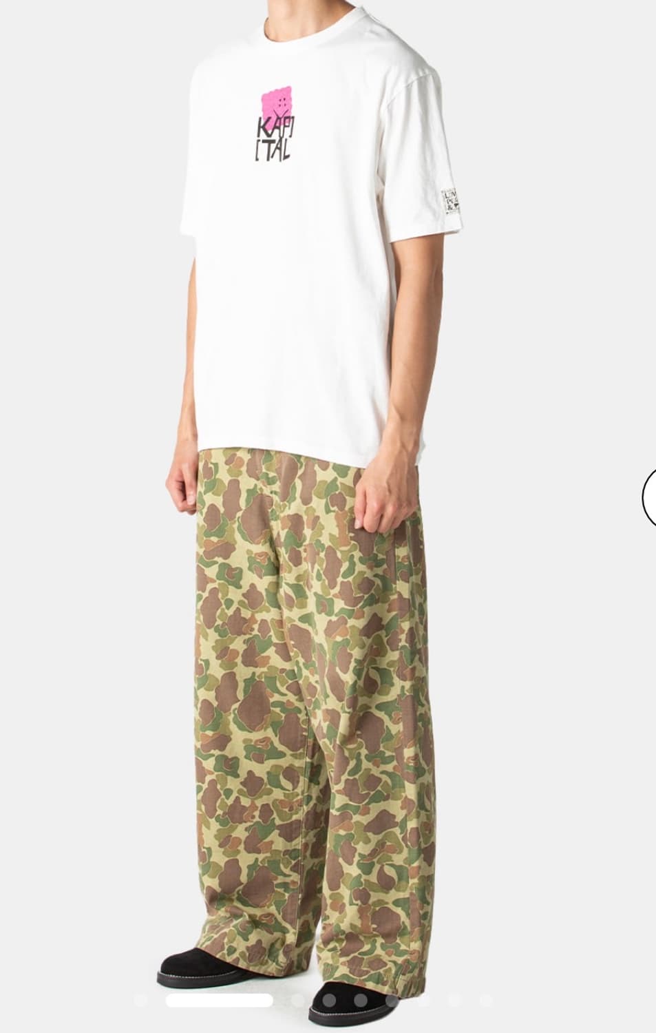 캐피탈 헌터 카모 해링본 포트 배기 팬츠 3사이즈 판매 상품이미지2