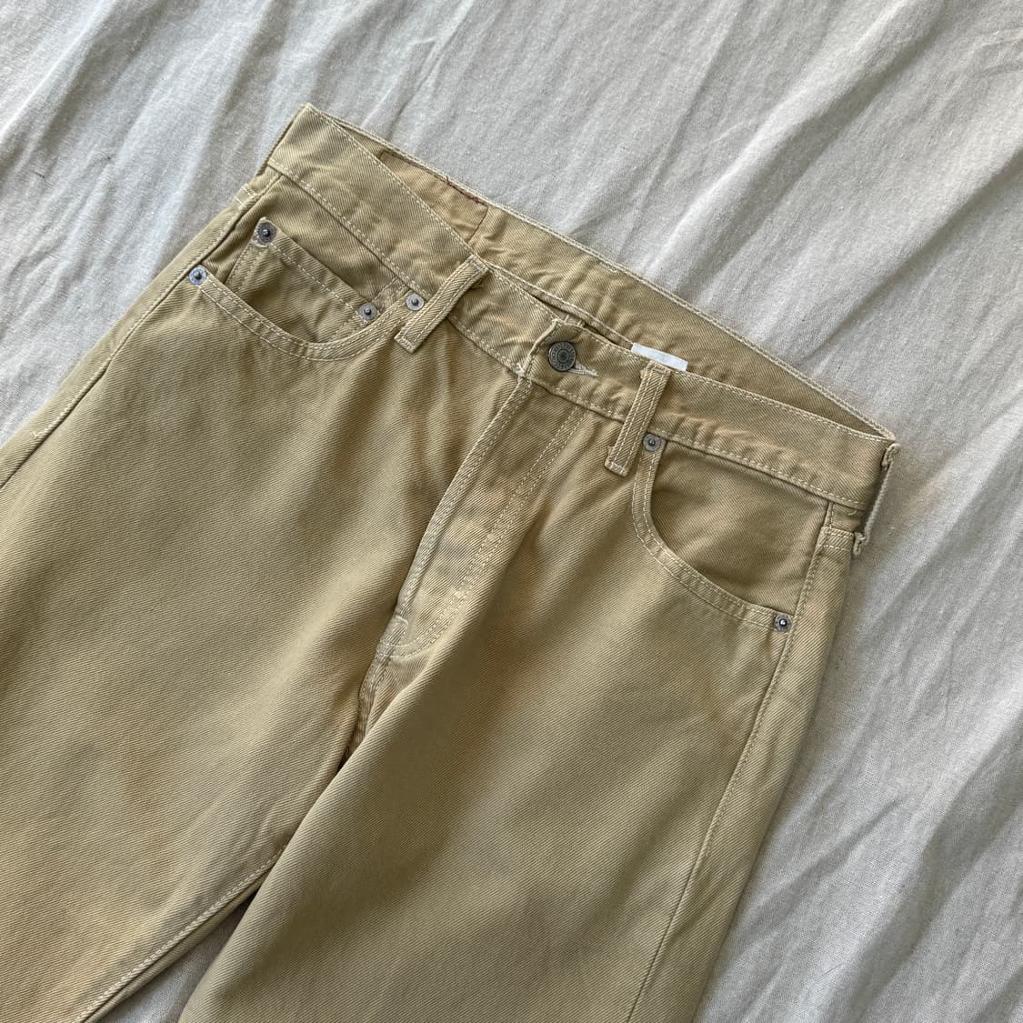 리바이스 00s 빈티지 베이지 코튼 501 30 상품이미지5